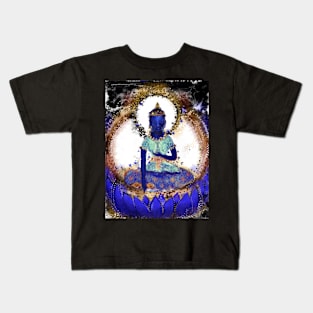 Locana, Blue Female Buddha of the East Kids T-Shirt